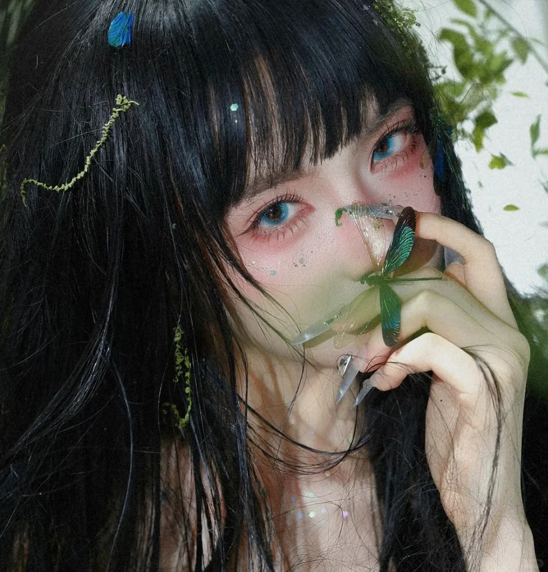 /花系少女头像