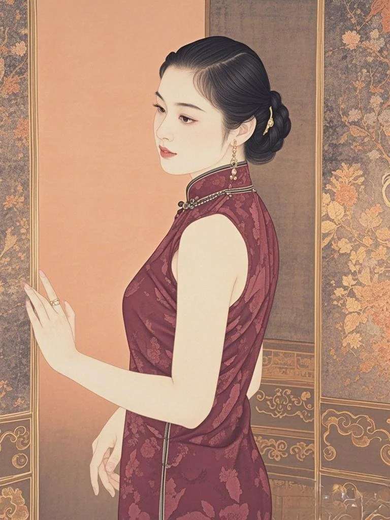 旗袍佳人，邂逅时光里的东方韵致