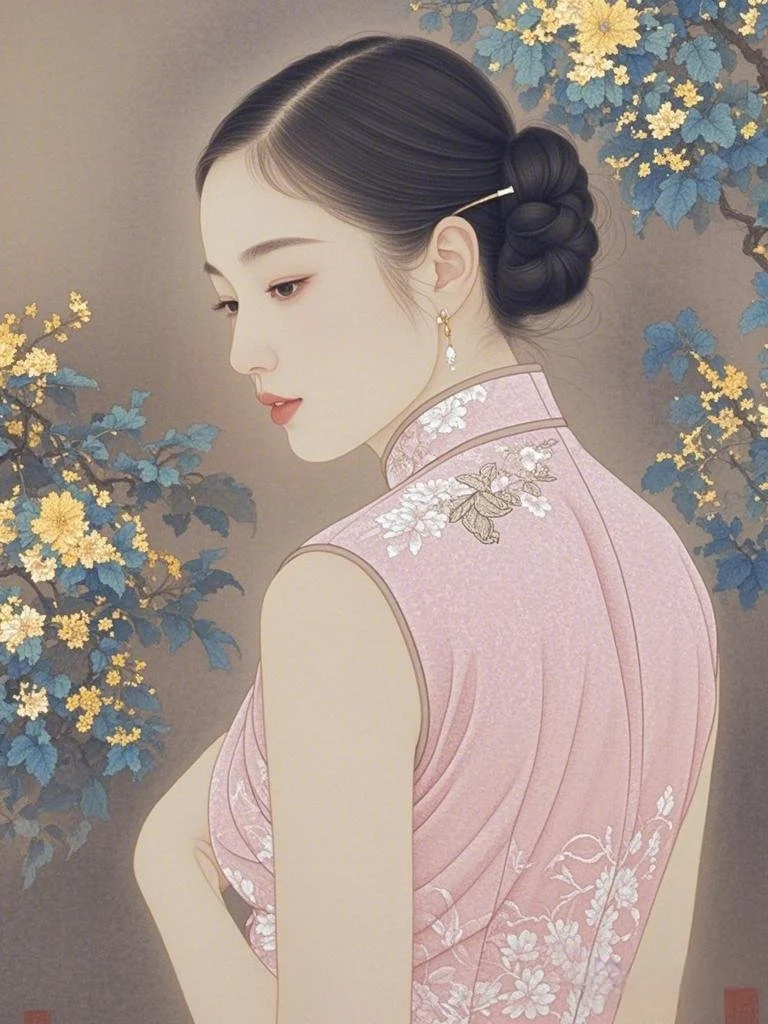 旗袍佳人，邂逅时光里的东方韵致