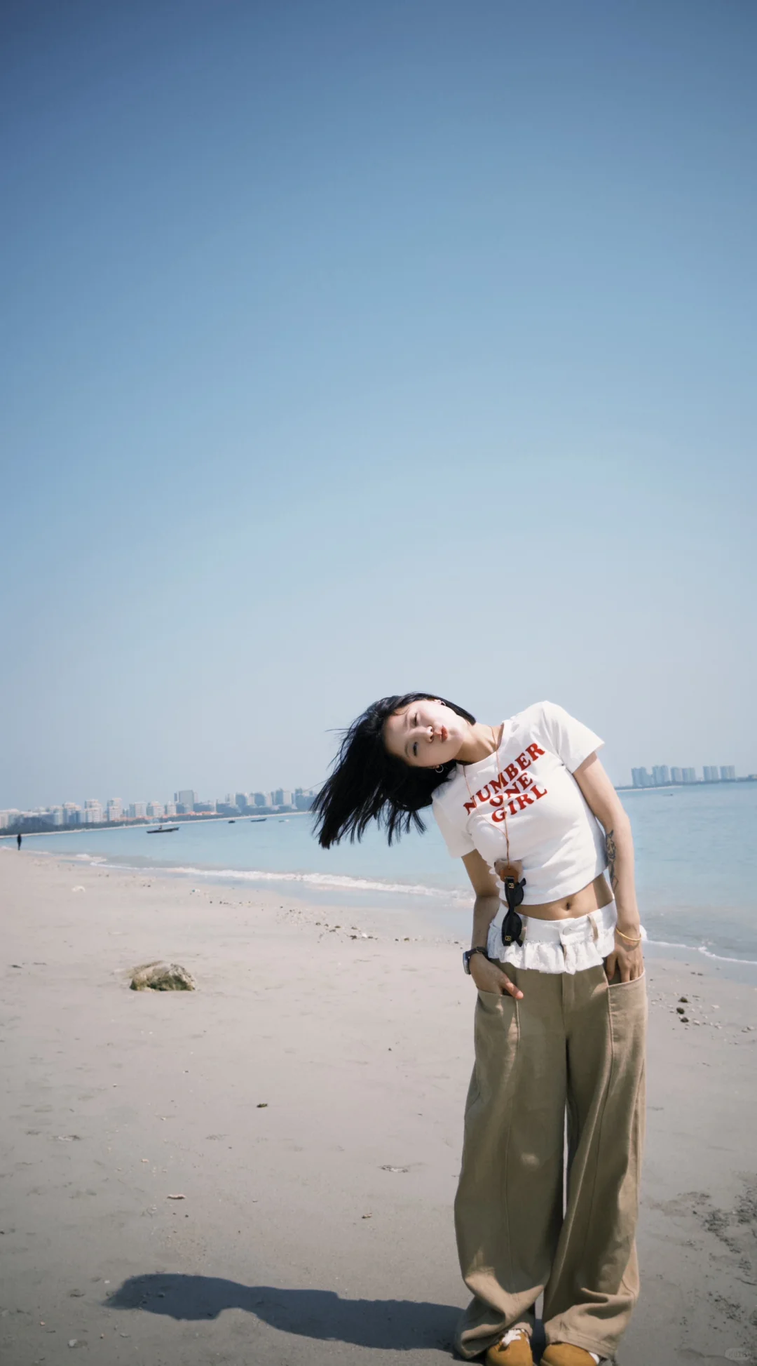 就这样穿！在海边