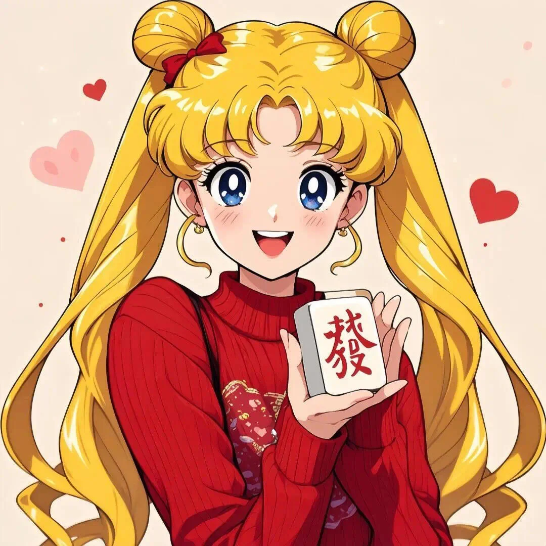 2025美少女月野兔头像 | 新的一年财运旺旺