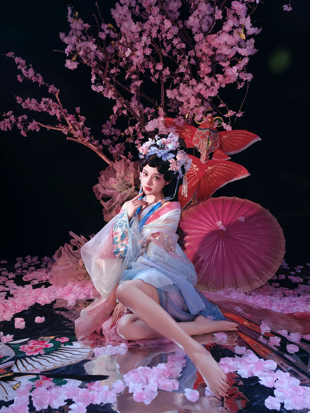 粉色🌸戏曲风写真丨娇俏华贵，不拍后悔❗