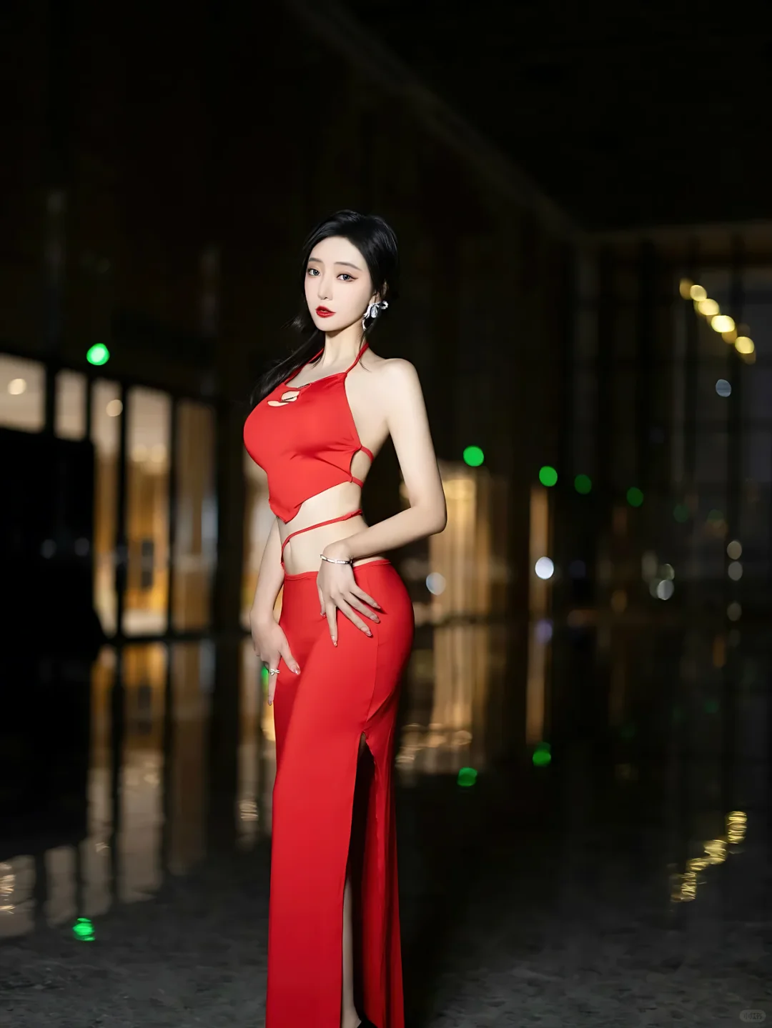 王馨瑶红色诱惑