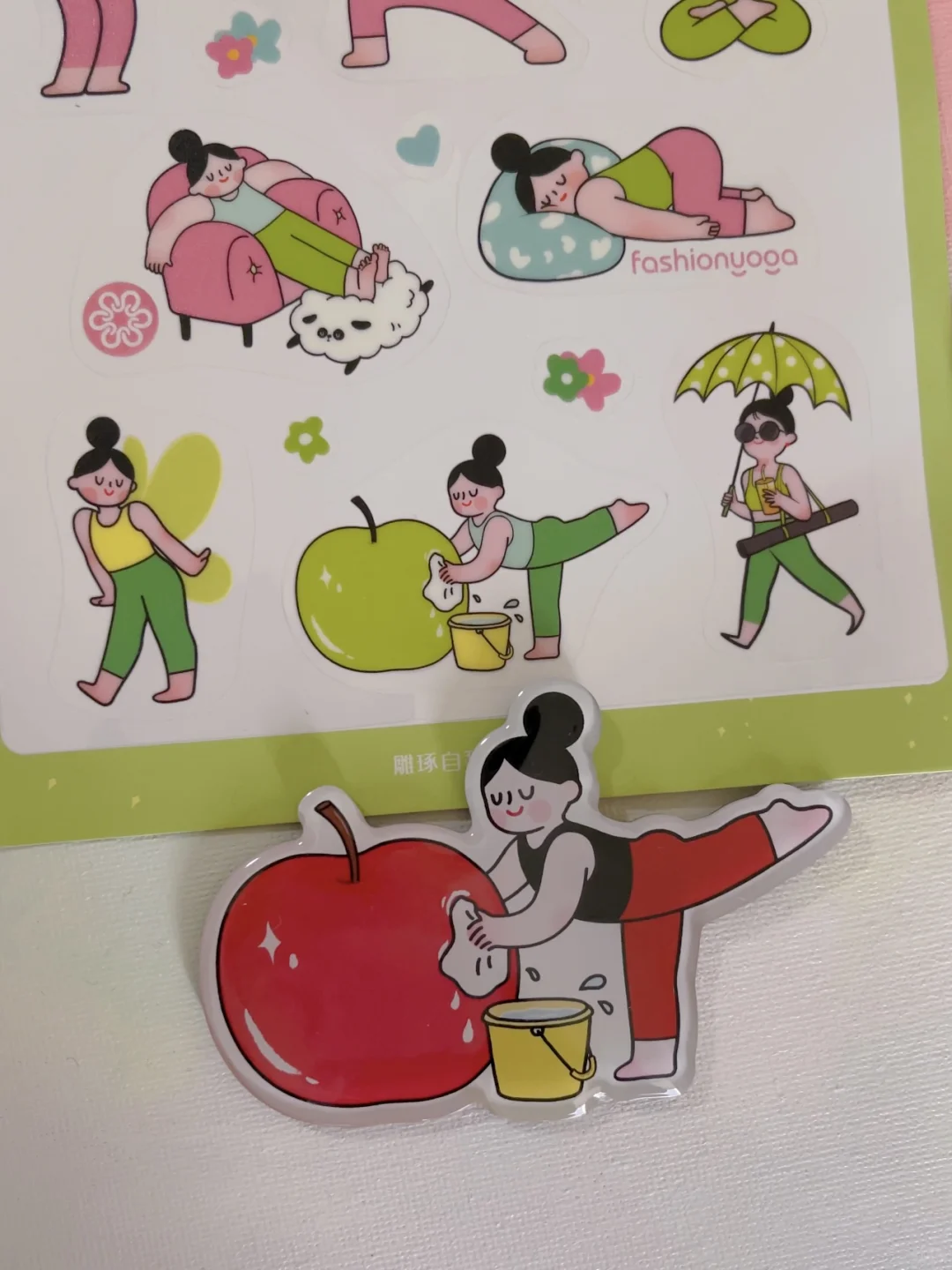 春天里的瑜伽女孩们