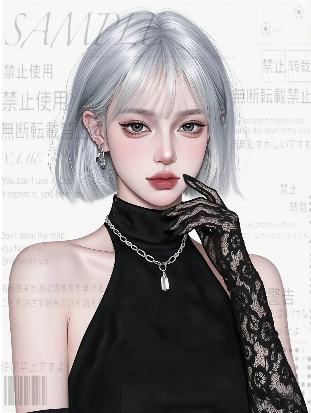 女生立绘头像，御姐头像，语音厅御姐头像