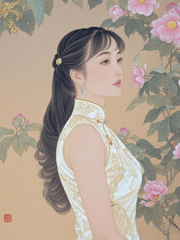 旗袍佳人，邂逅时光里的东方韵致