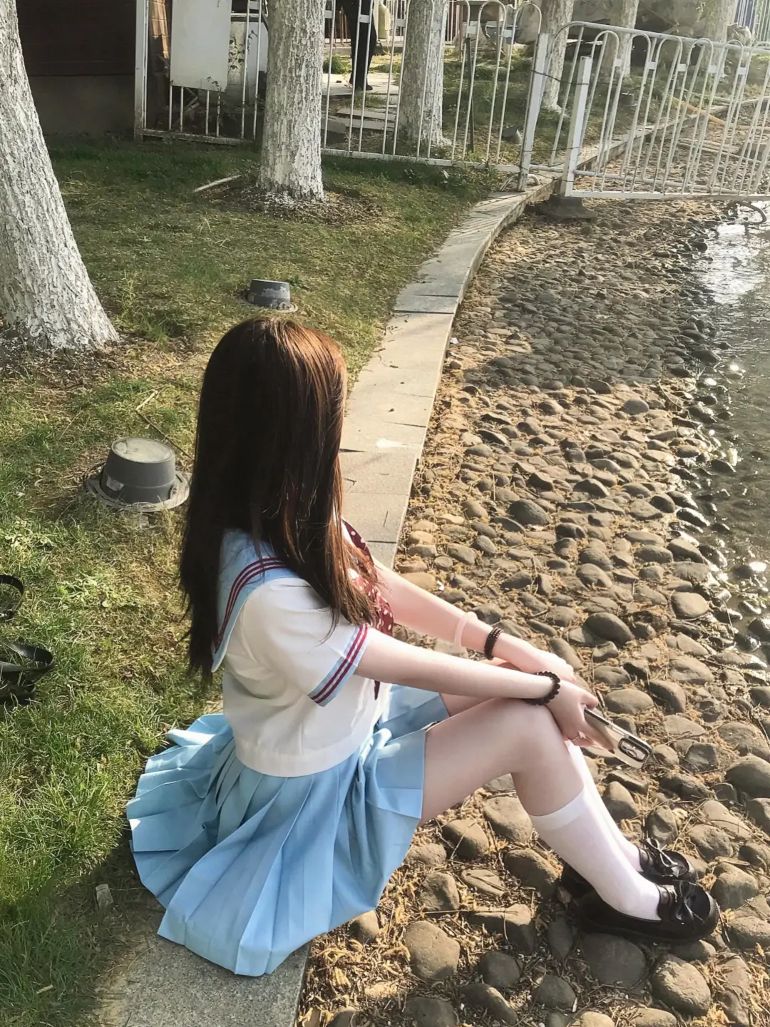 配色超级青春元气的水手服