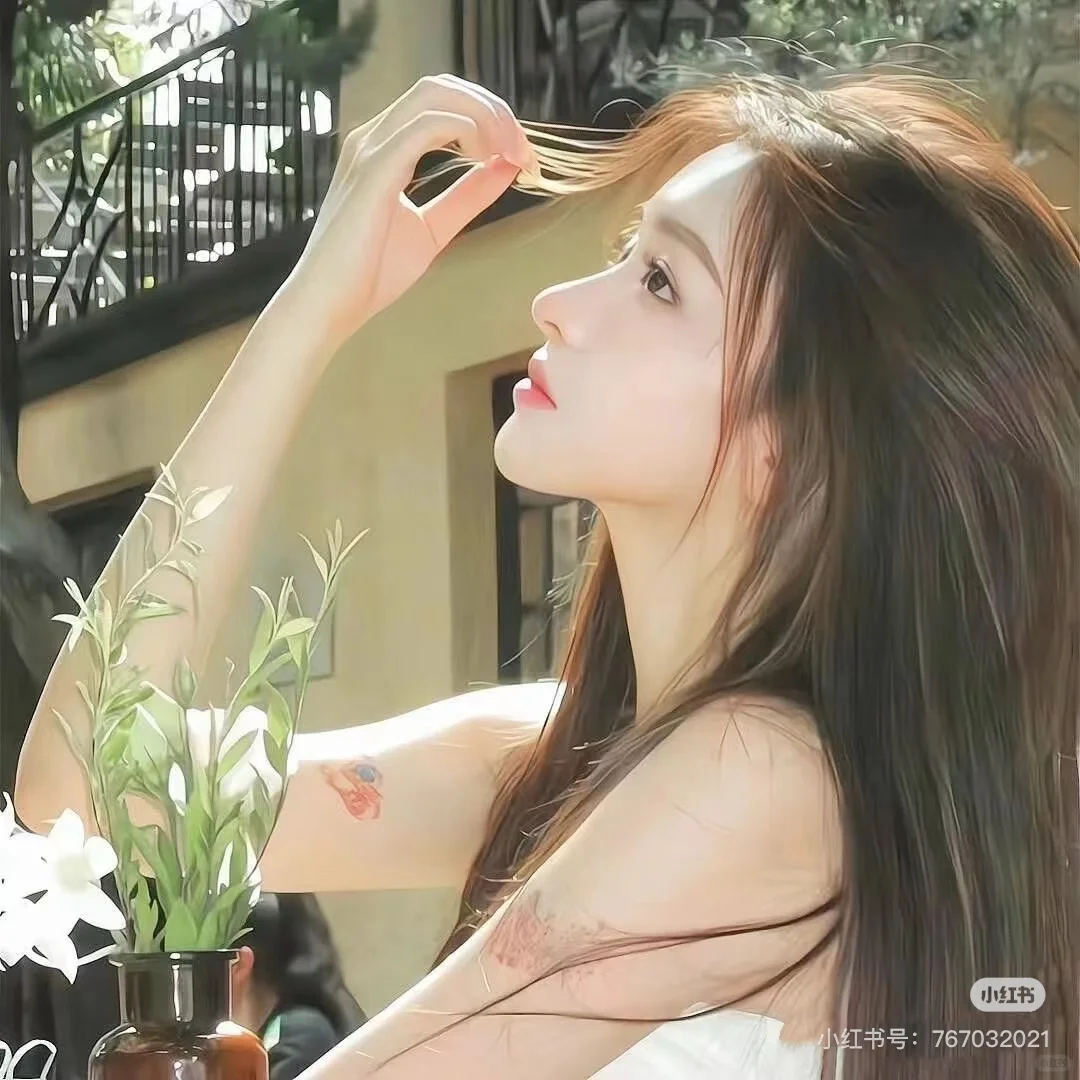 美丽的一期粉色系女头，招桃花型的