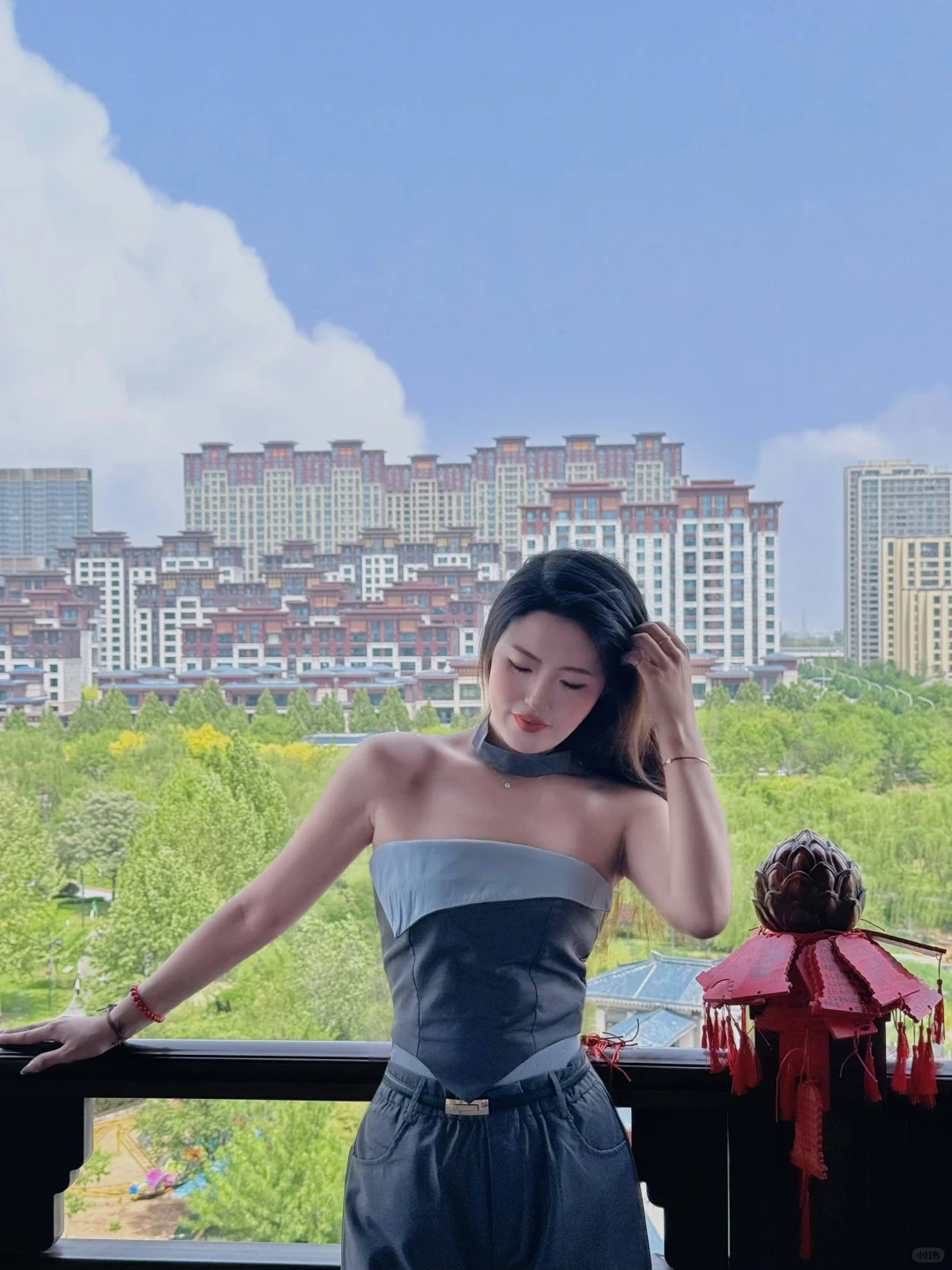 在海岱楼拍到的美照