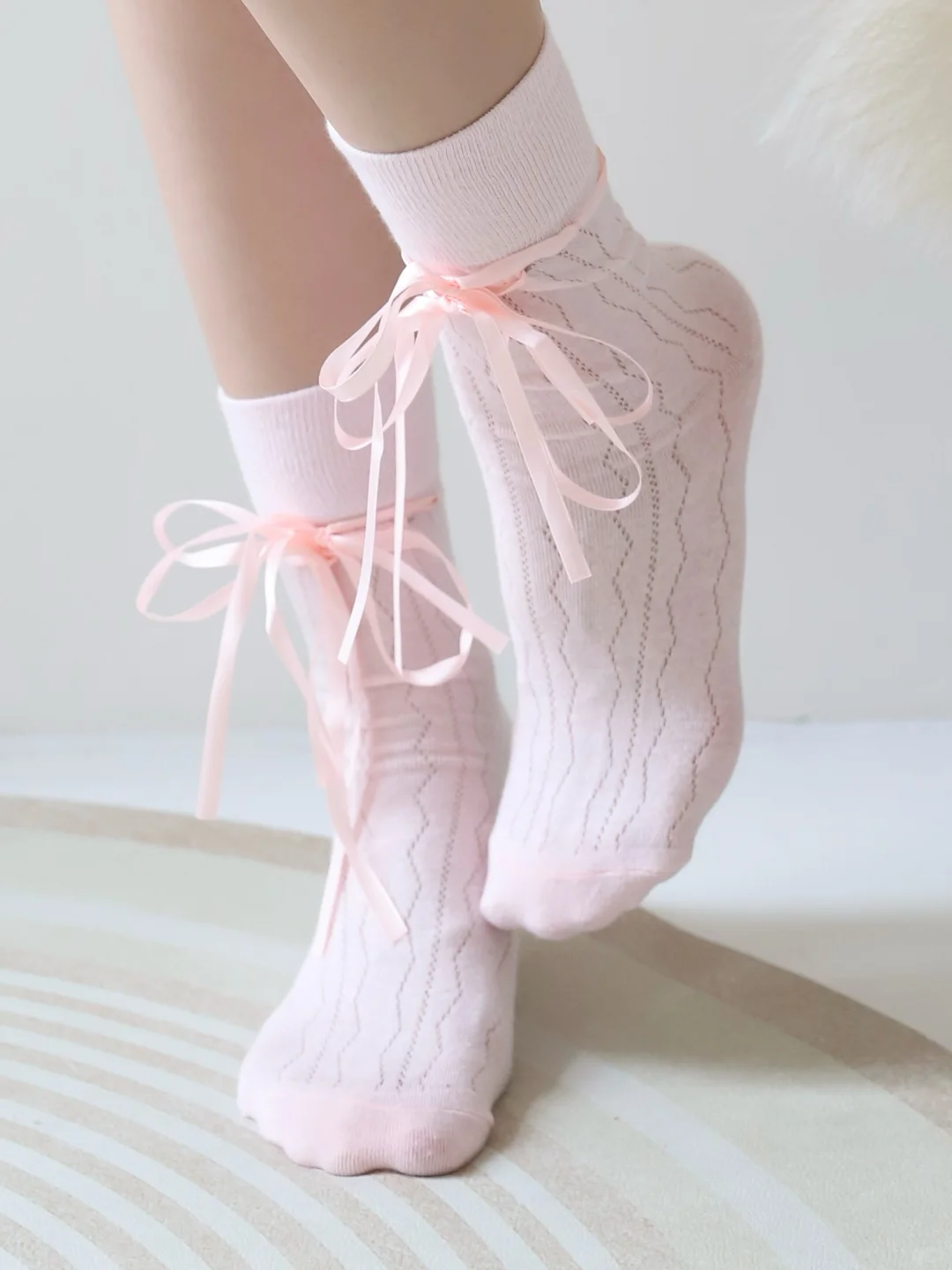 谁懂…超透气的jk甜美堆堆袜🎀