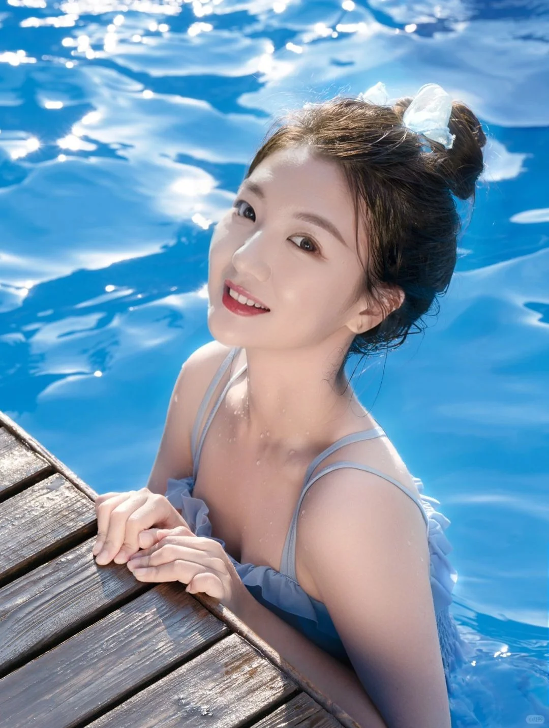 夏天必须是游泳🏊‍♀️天💜
