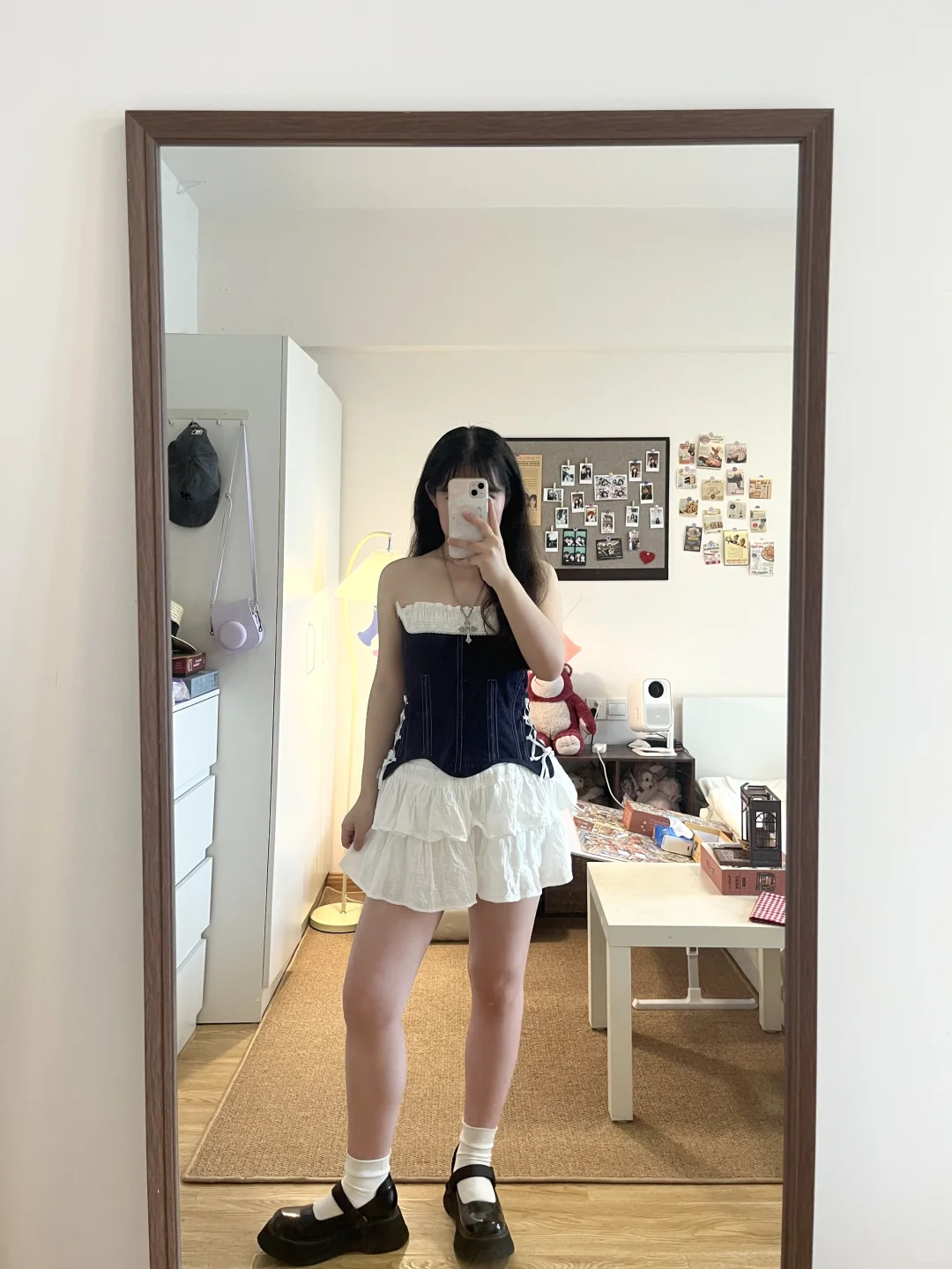 wuuus鱼骨胸衣试穿～