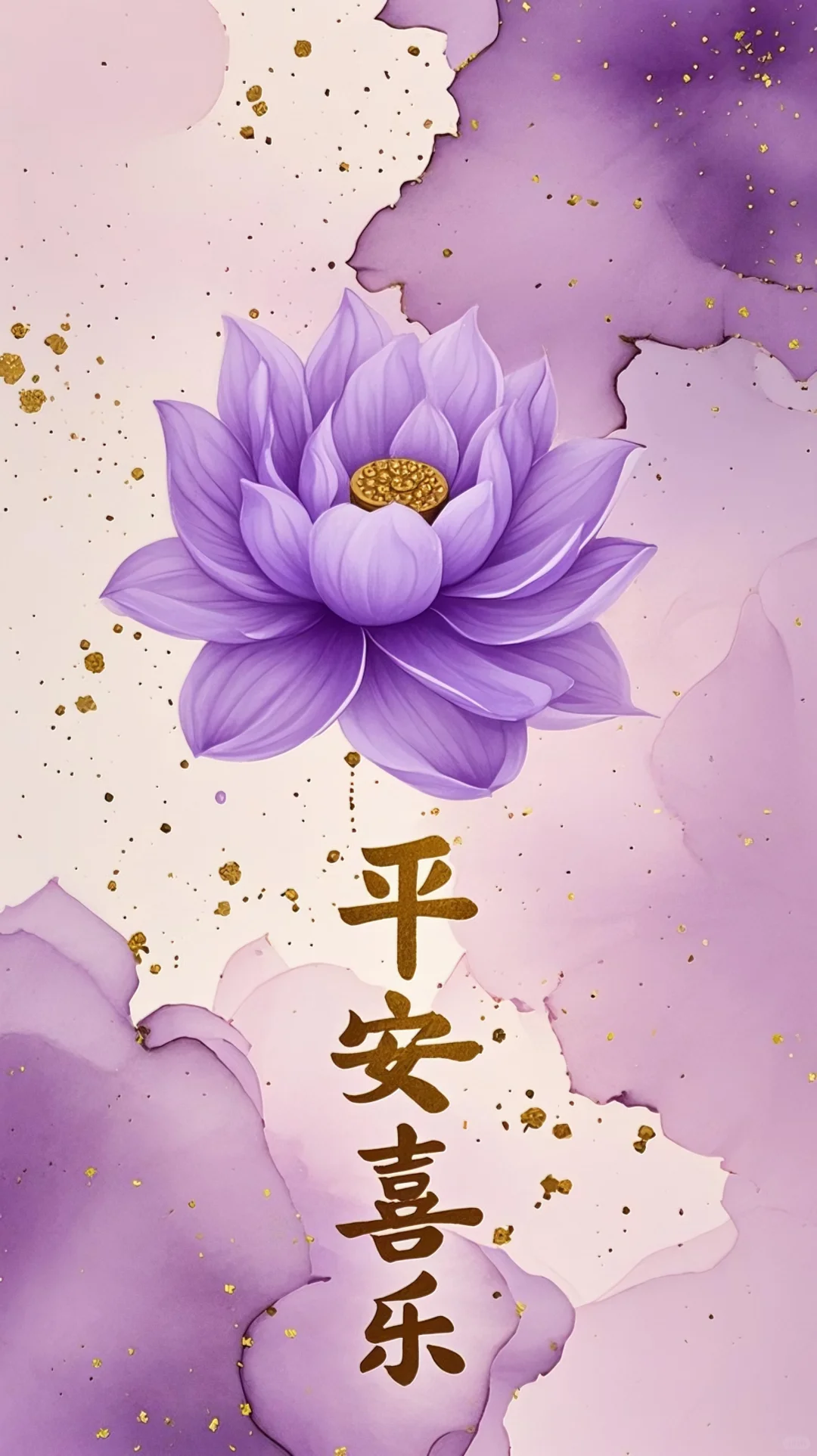 美晕！多彩莲花 “平安喜乐” 壁纸集