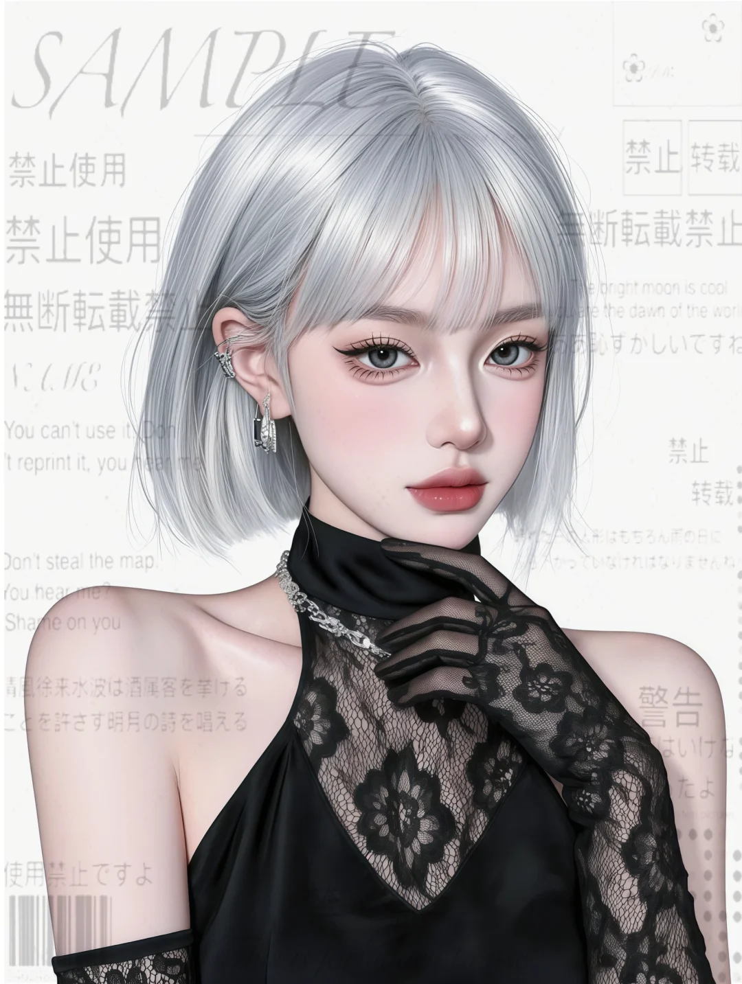 女生立绘头像，御姐头像，语音厅御姐头像