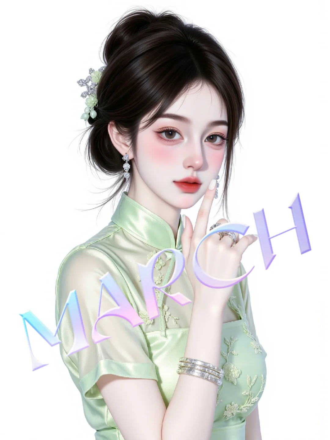 古风头像‖白底女头像