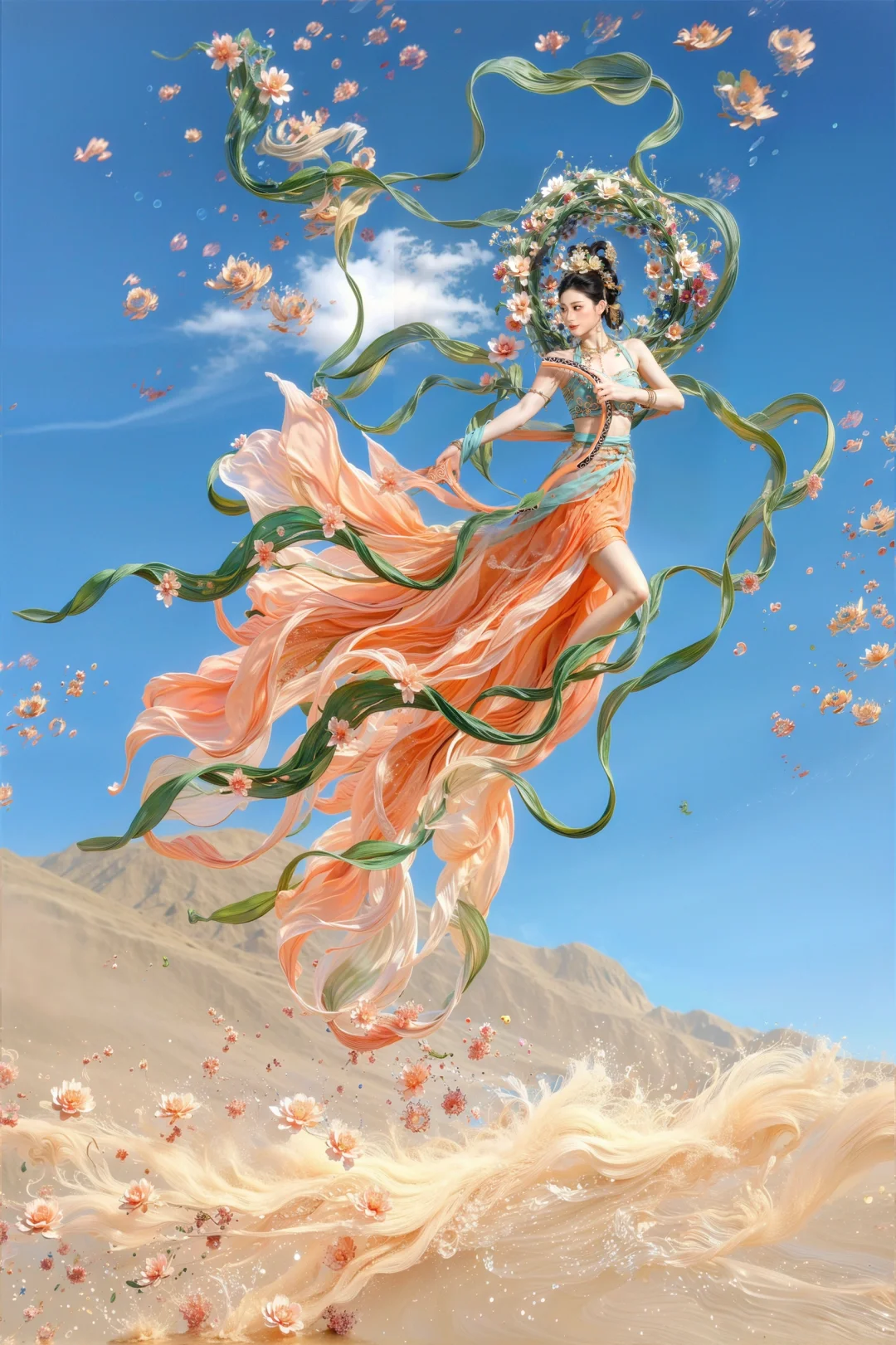 这样的敦煌飞天你们喜欢嘛