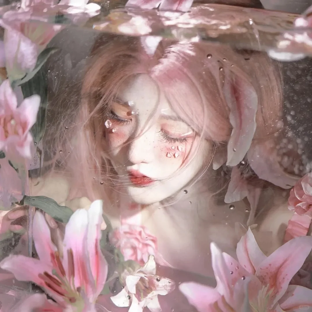 /花系少女头像