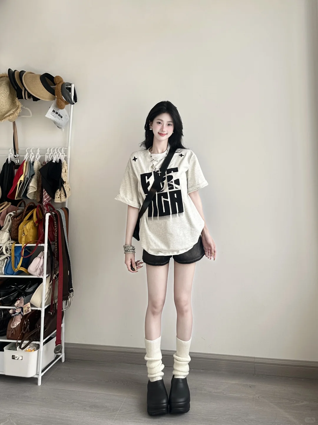 美式休闲ootd