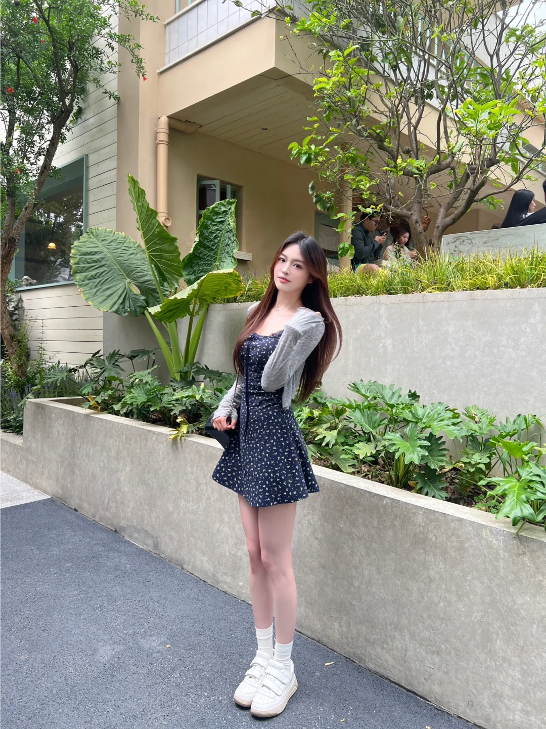 173 106｜好韩的碎花连衣裙！