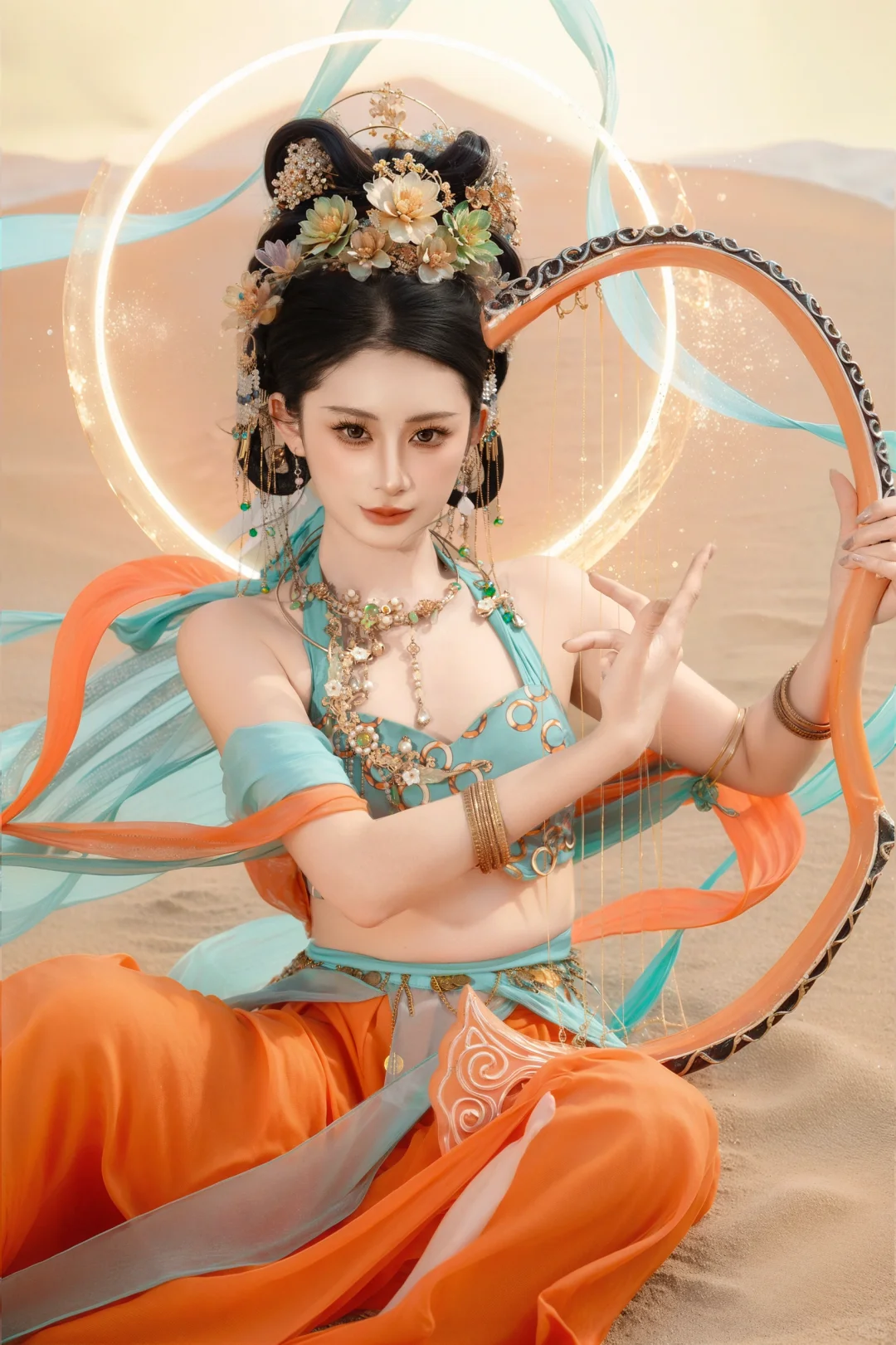 这样的敦煌飞天你们喜欢嘛