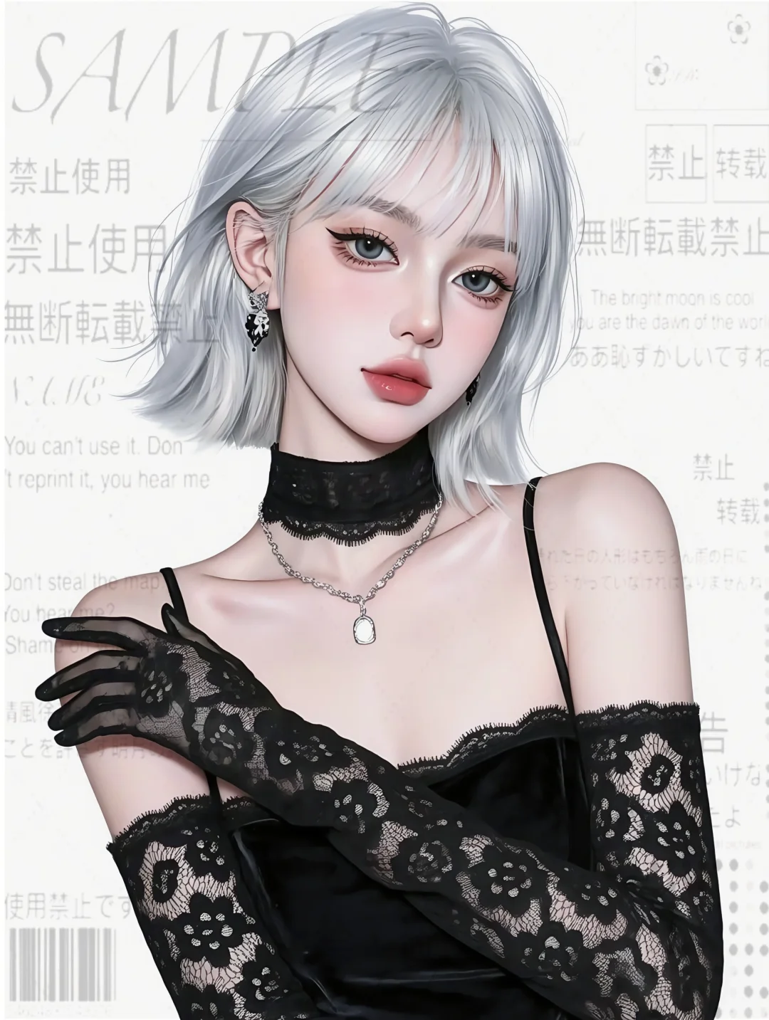 女生立绘头像，御姐头像，语音厅御姐头像