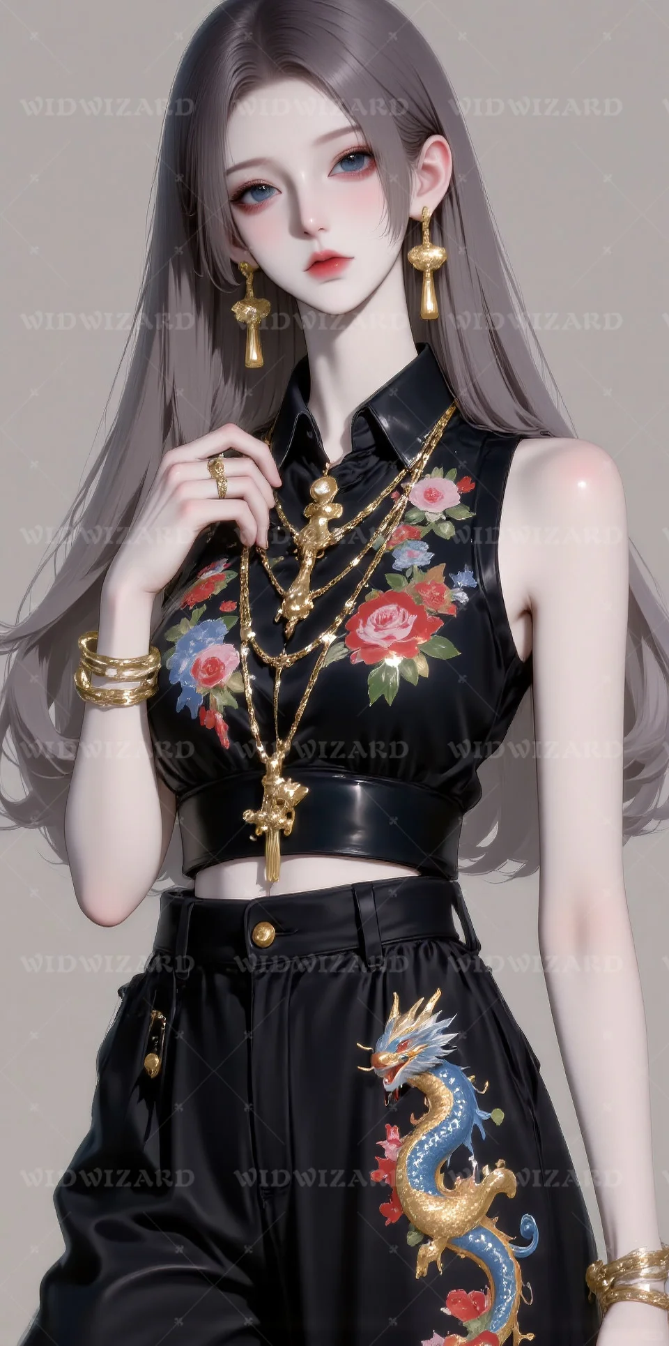 朋克时尚造型，潮流感拉满✨