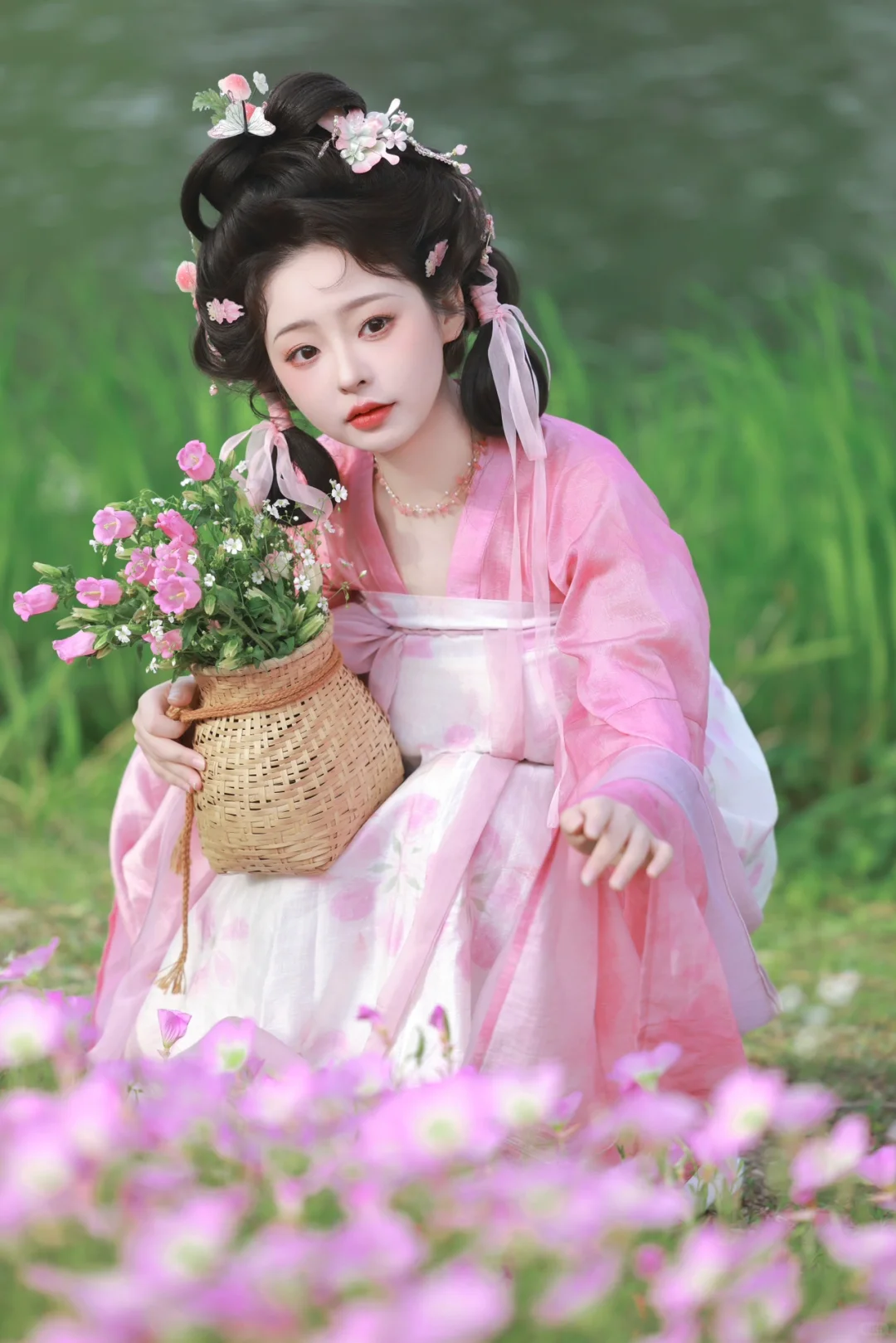 粉色娇嫩，愿如春日般烂漫，一生被偏爱