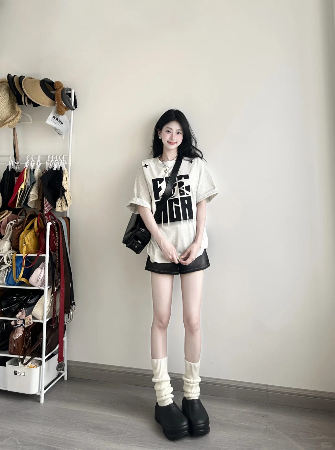 美式休闲ootd