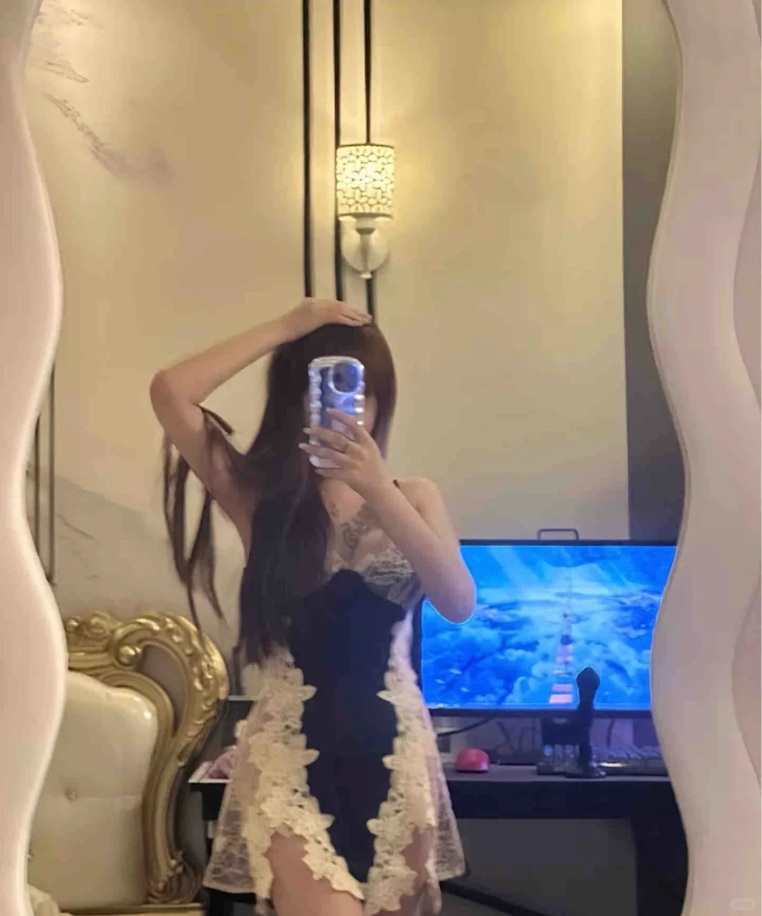蕾丝睡裙 真的美到我了~
