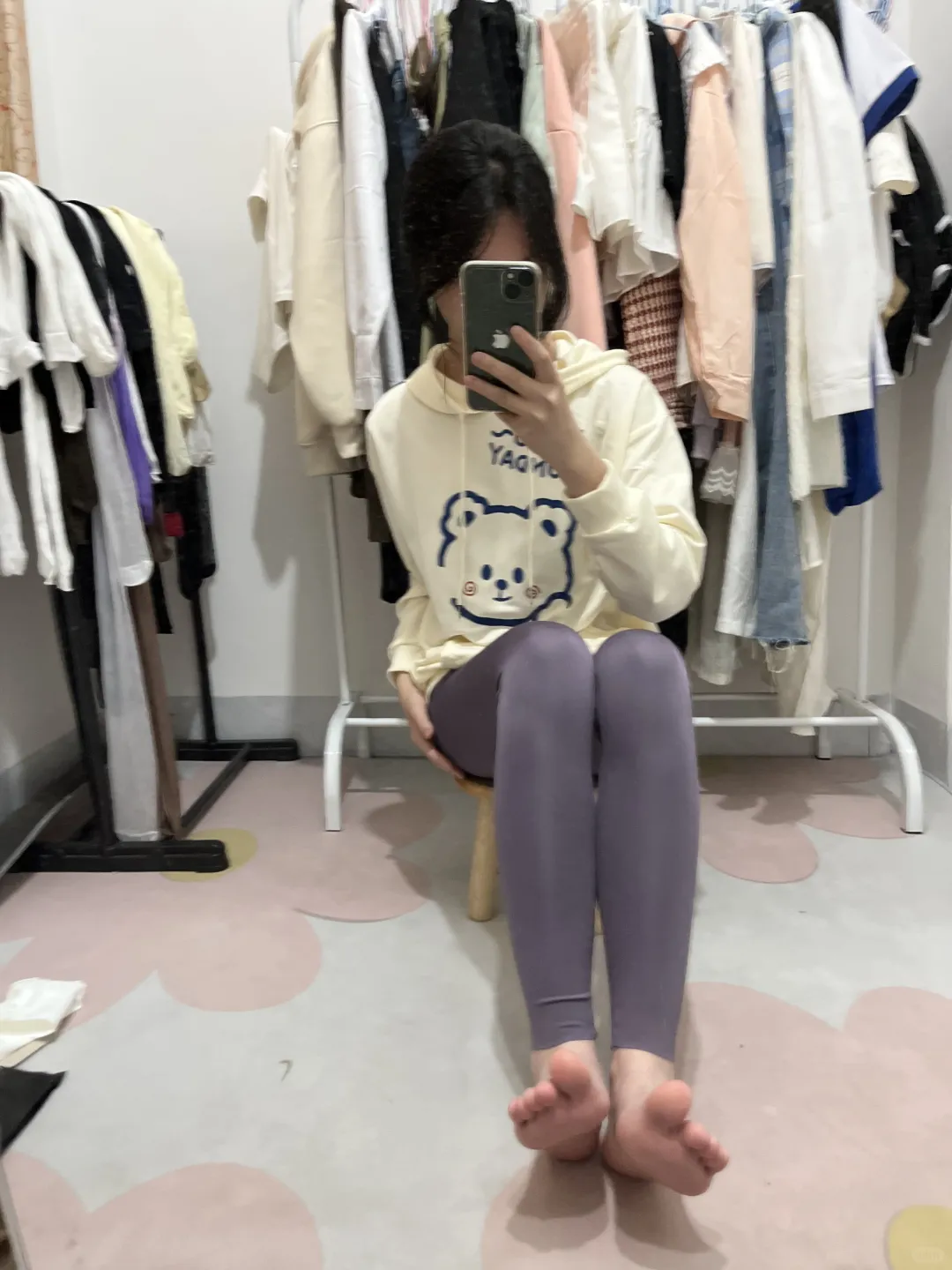 瑜伽裤真的热，真会出汗