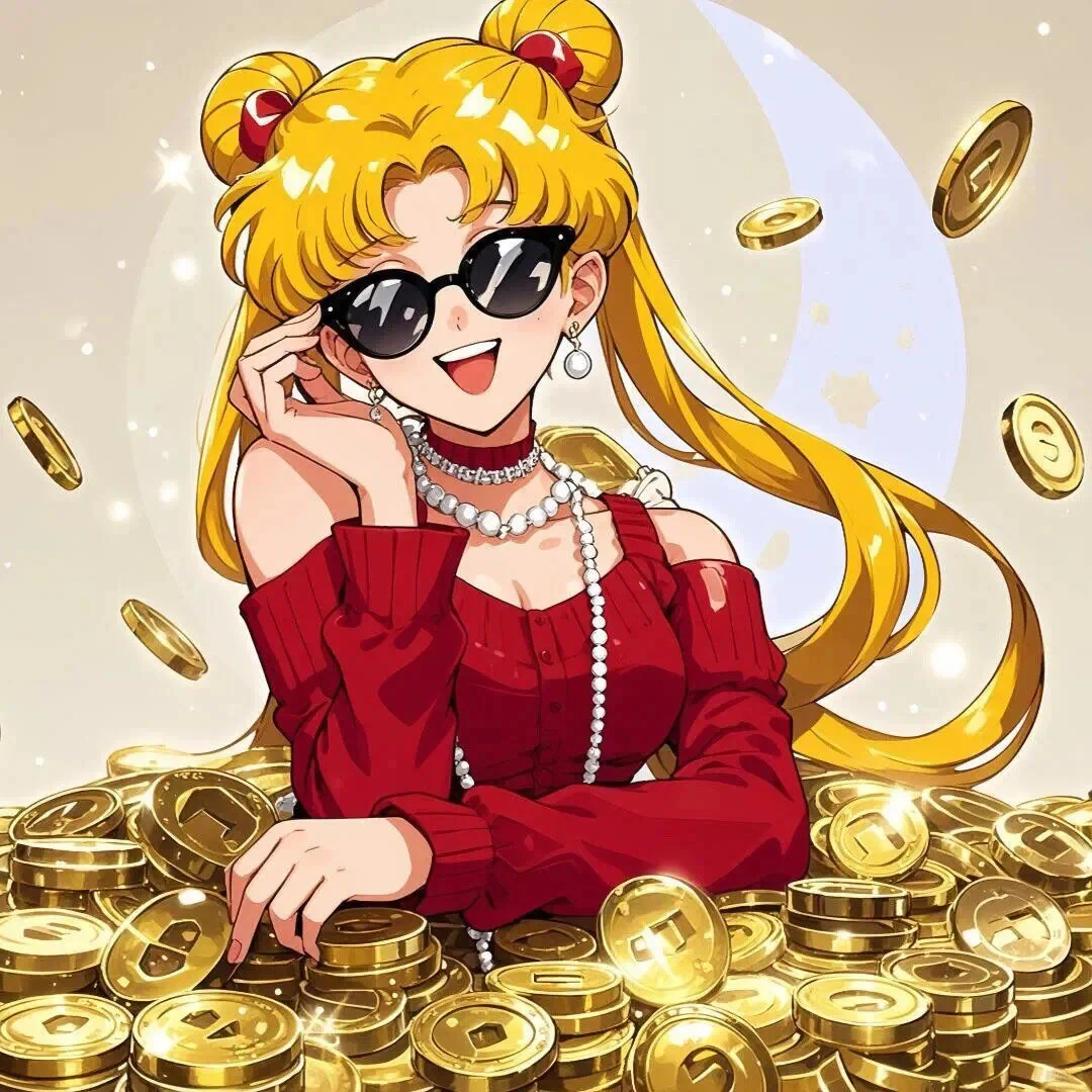 2025美少女月野兔头像 | 新的一年财运旺旺