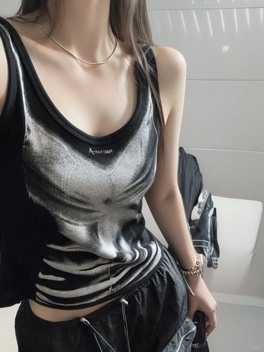 🔥夏日炸街必备！美式辣妹背心✨