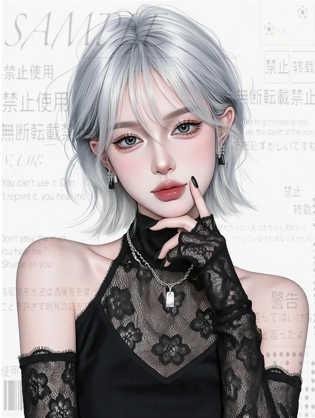 女生立绘头像，御姐头像，语音厅御姐头像