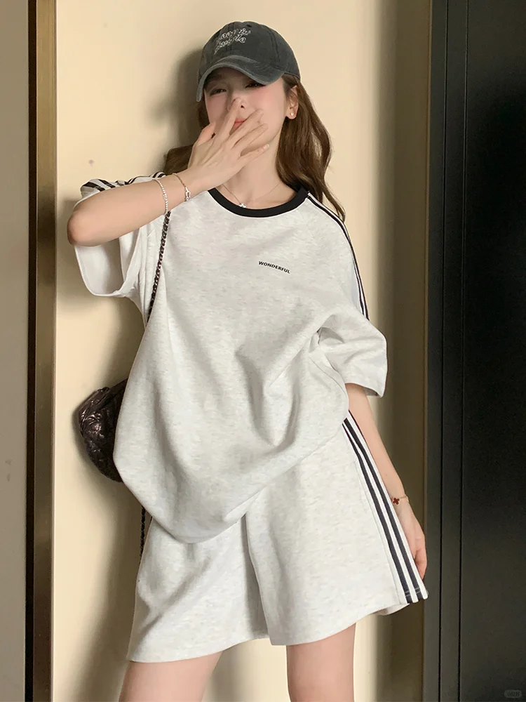 好喜欢的一套！黑白条纹套装～