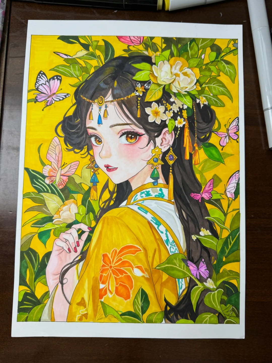 古风少女临摹