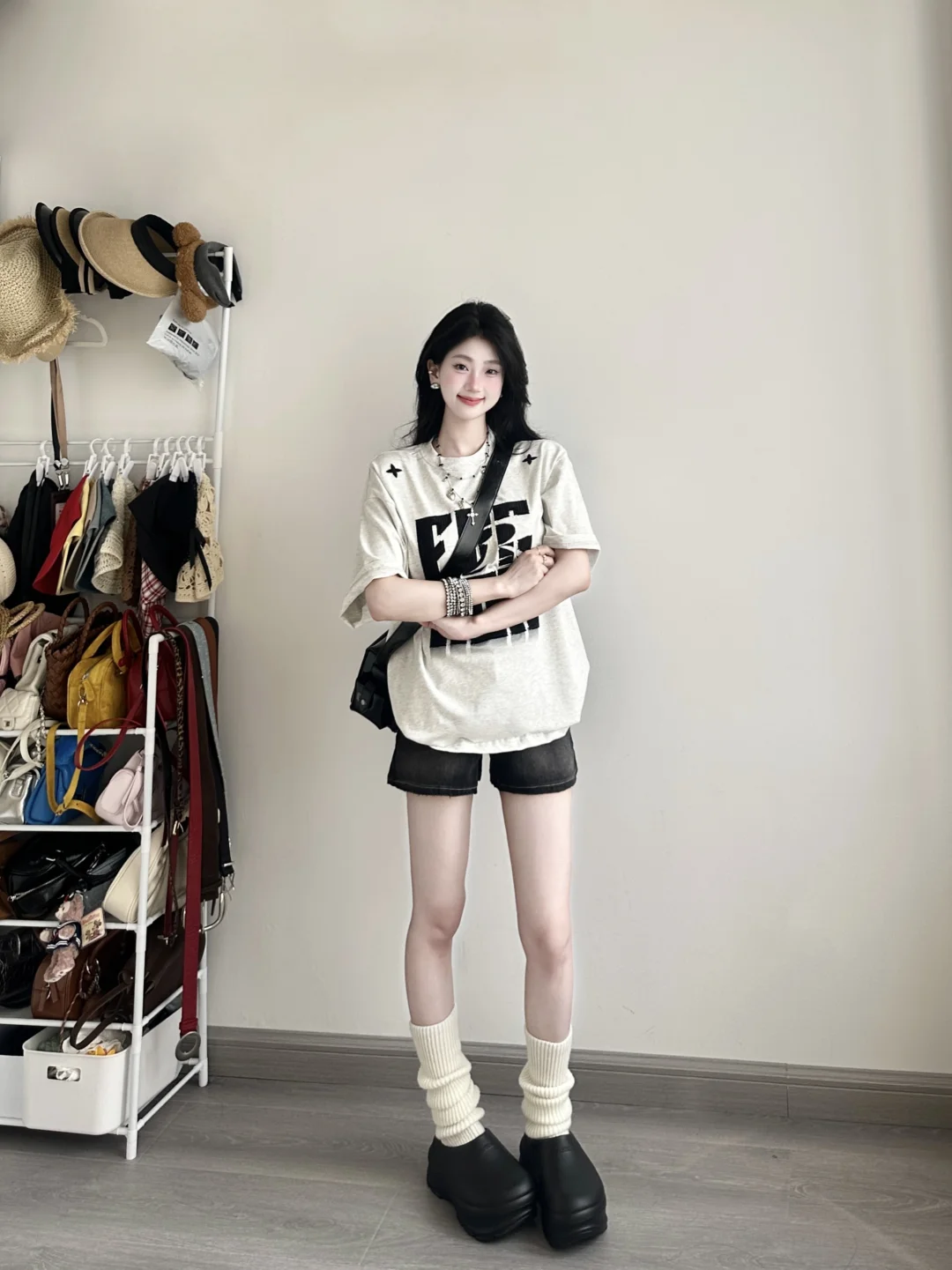 美式休闲ootd