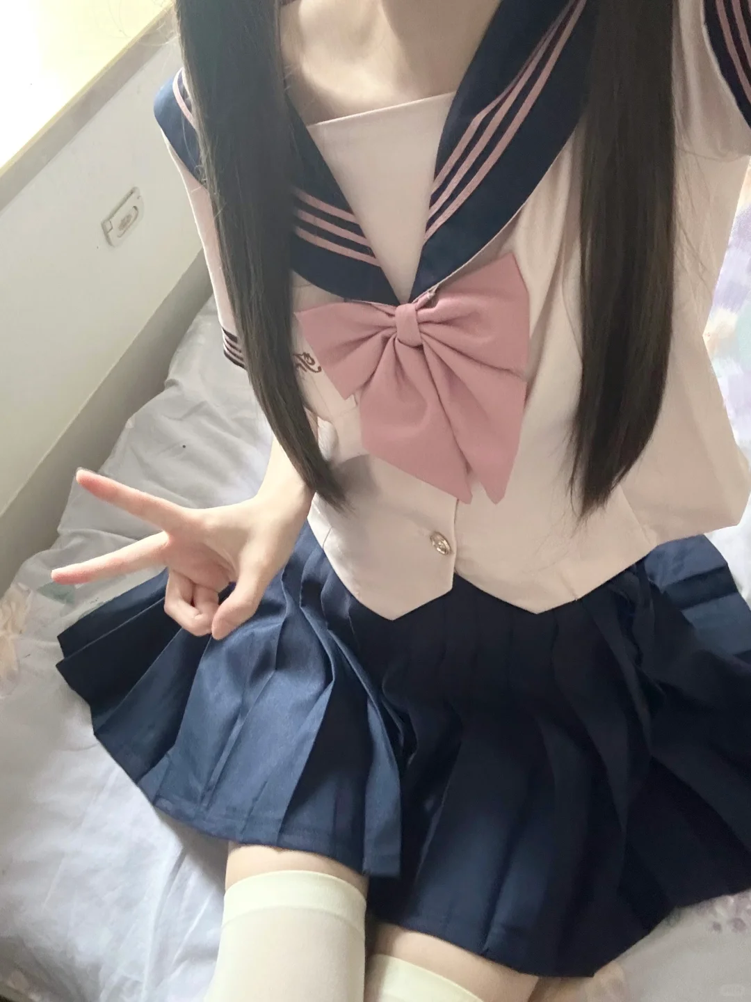 好喜欢水手服！