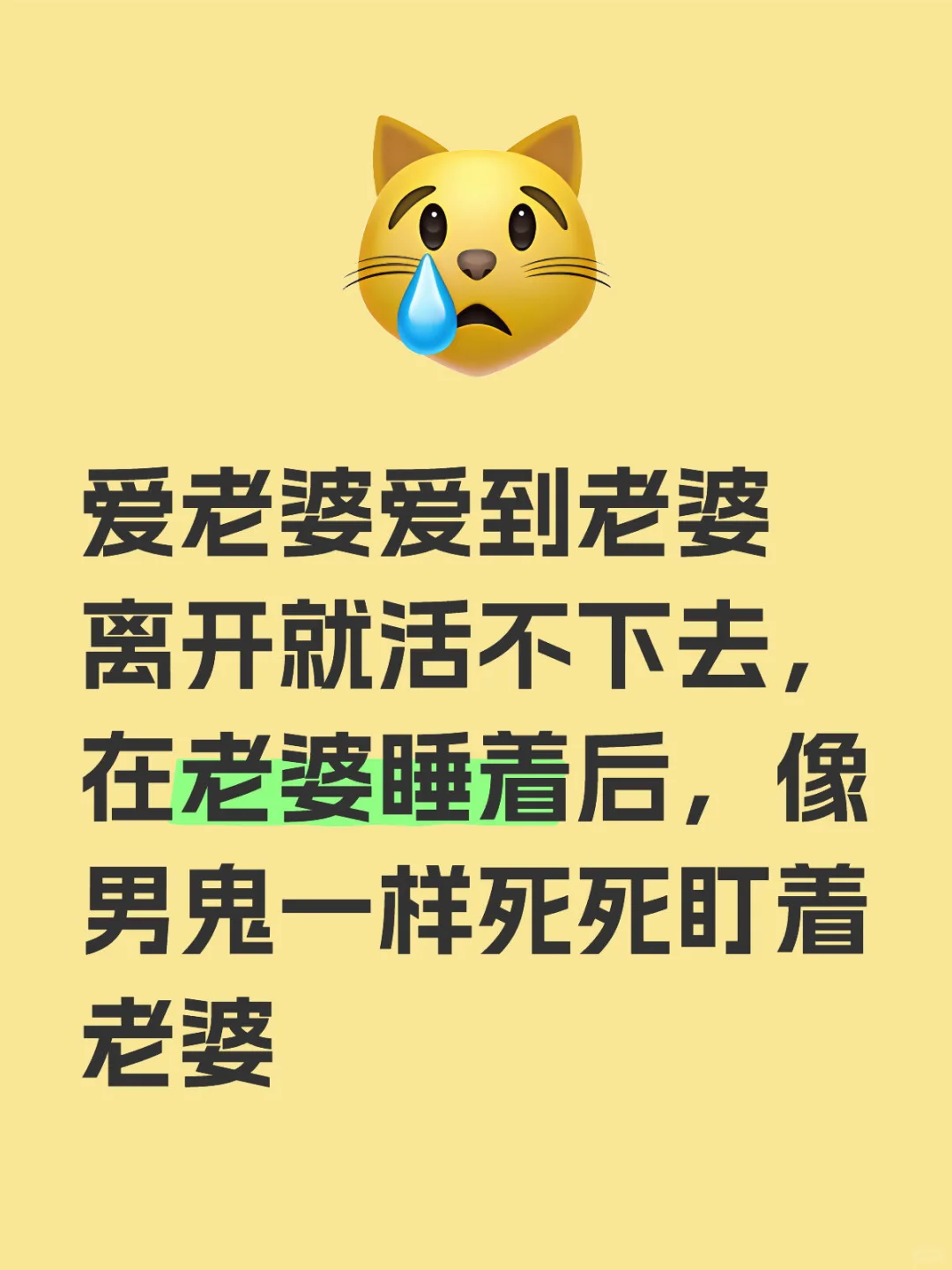 爱老婆爱到想当三