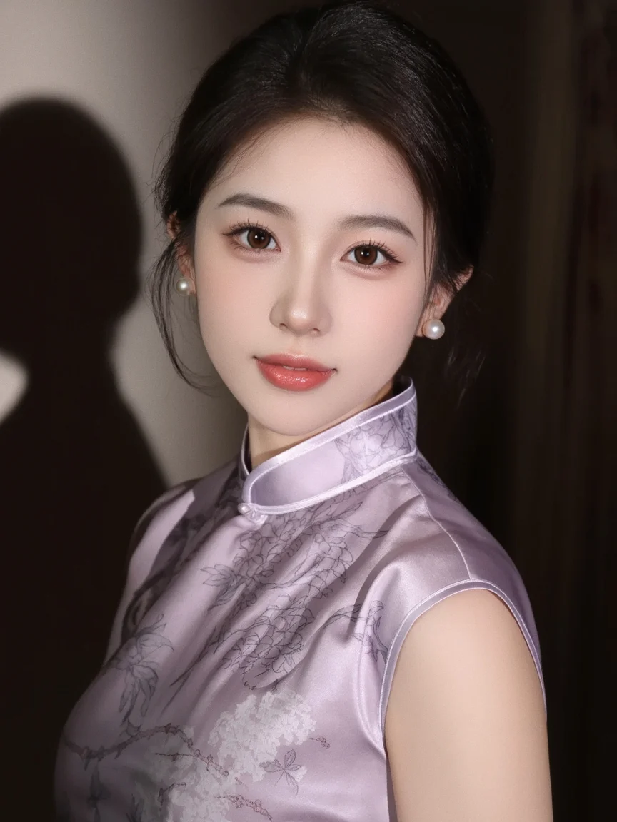 她长着一张东方韵味的高级脸