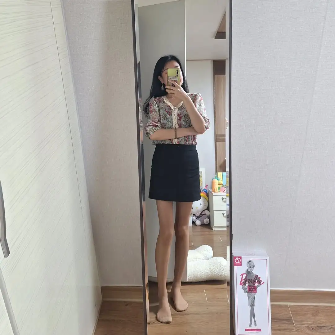 今日穿搭小裙子半身裙！