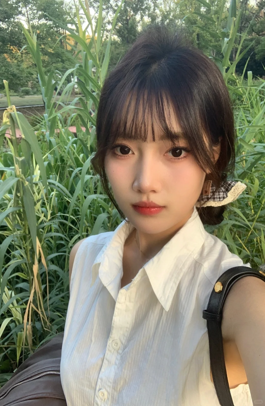 侧丸子头好浓的人妻味