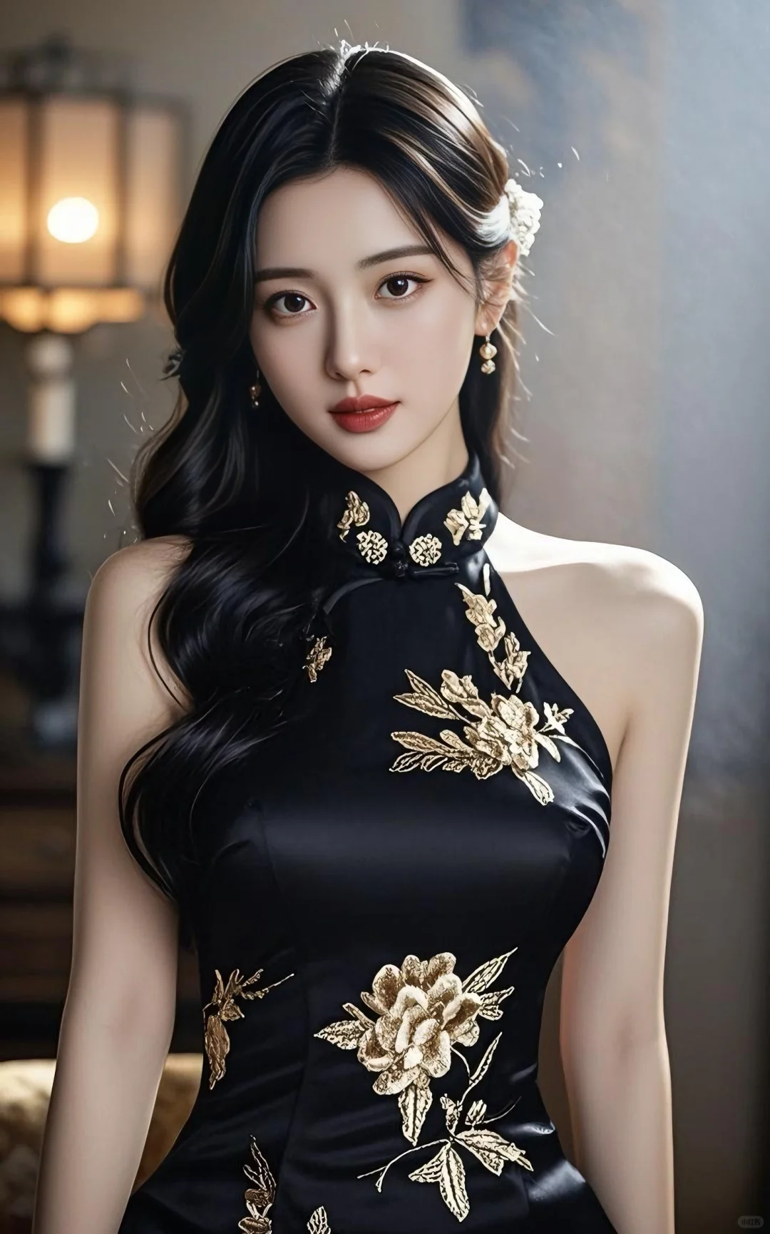 这谁不喜欢啊，旗袍美女！（AI美女）