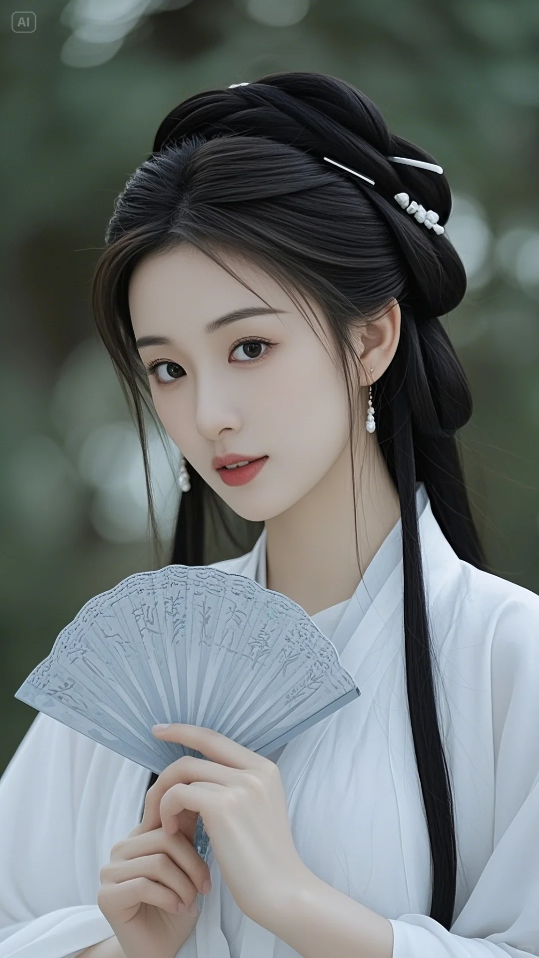 清冷美女、美女高清、汉服