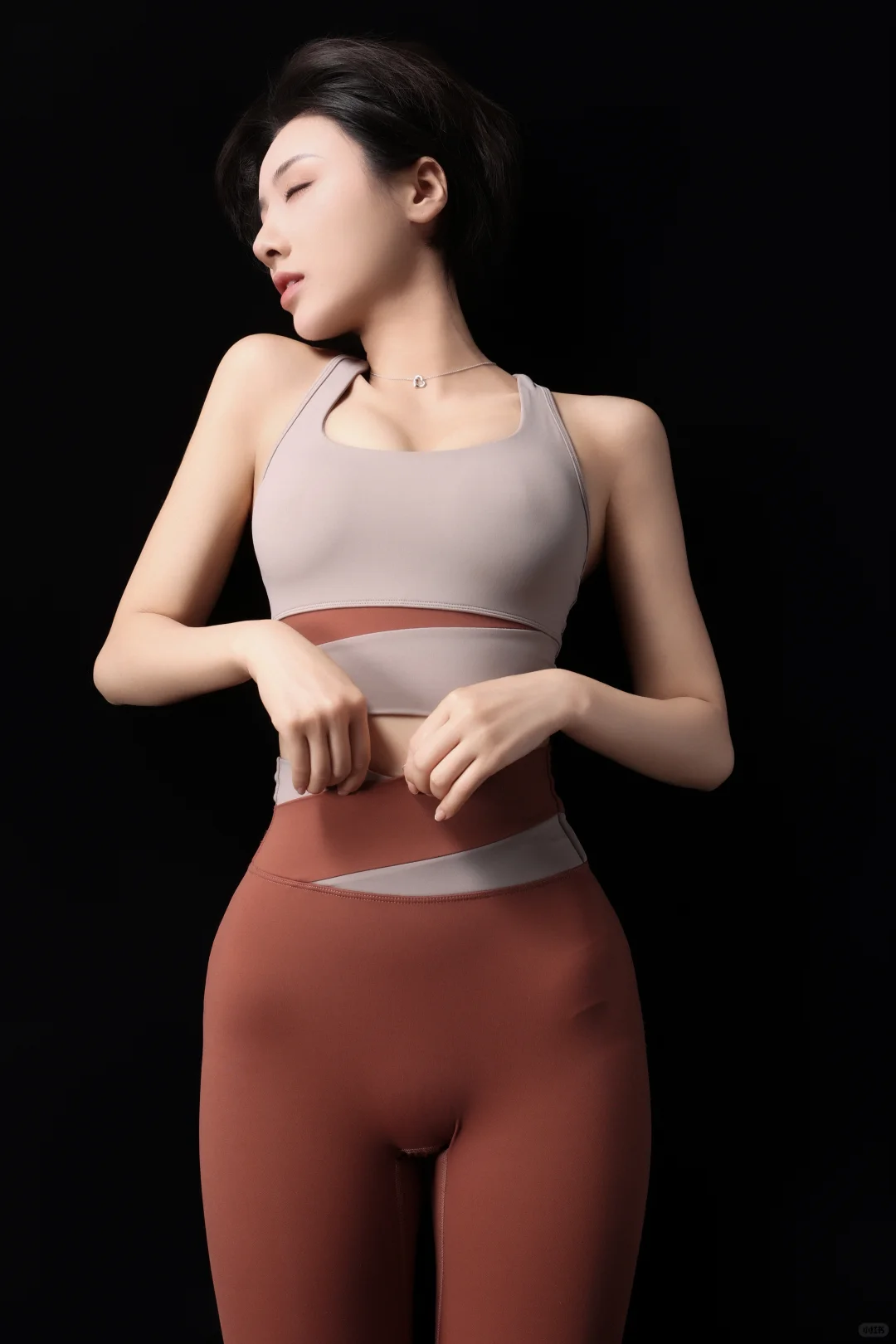瑜伽风瑜伽裤瑜伽女孩、太美了~