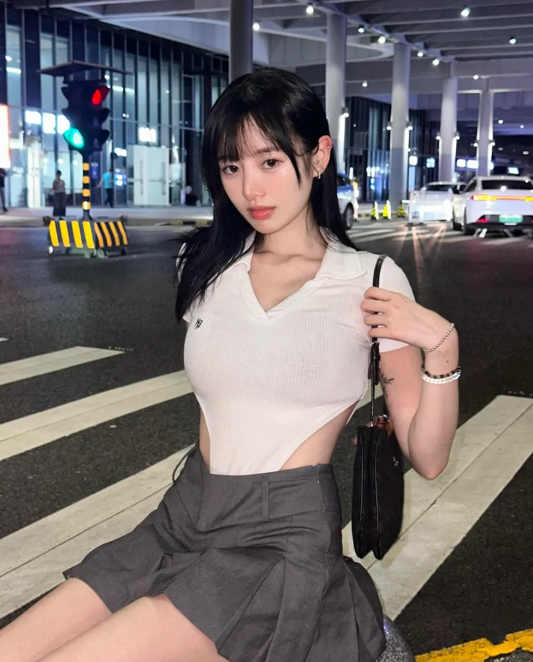 第一次穿的连体衣～
