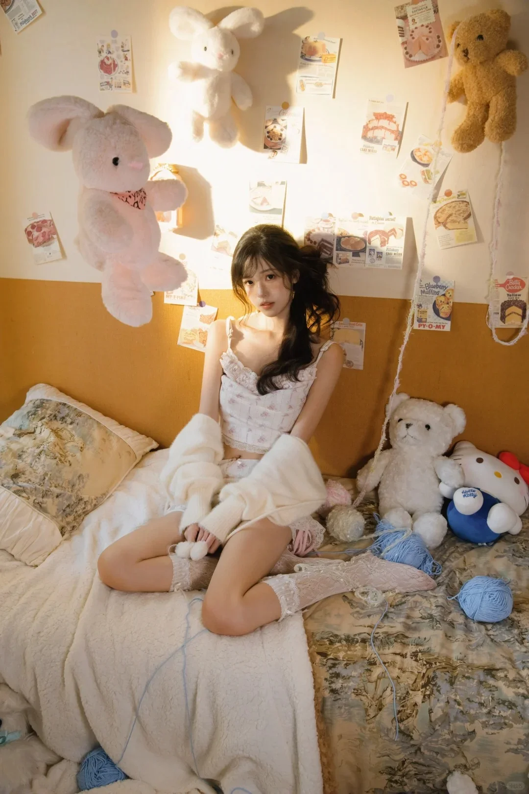 慵懒居家少女写真｜午后阳光☀️