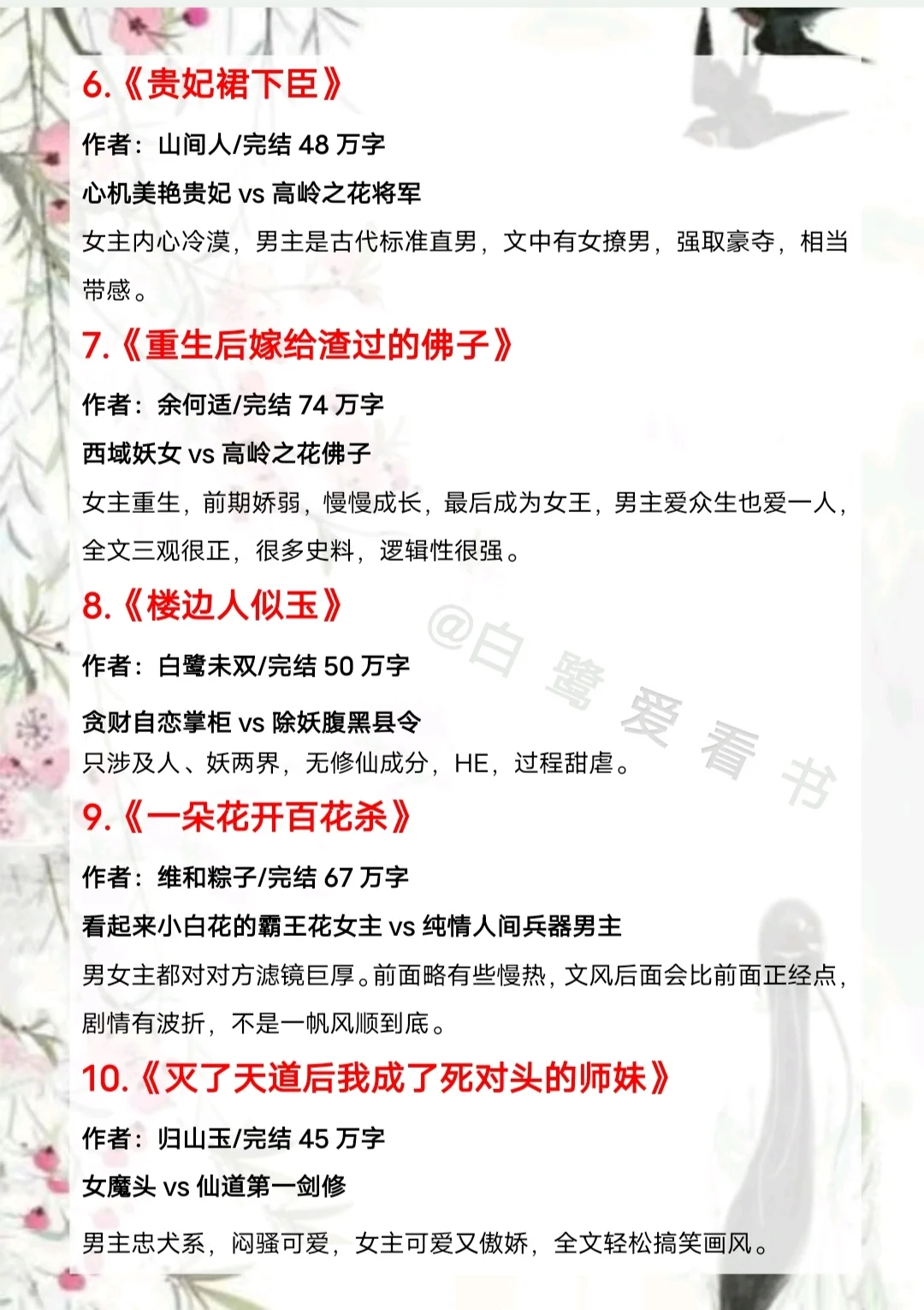 女主是美艳妖姬，男主高岭之花下神坛古言小