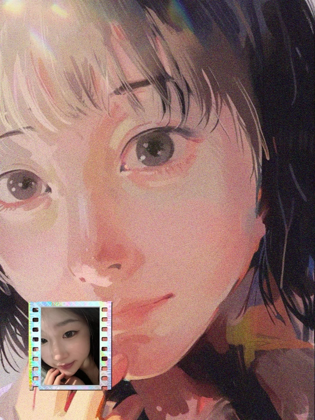来一个ai画的绝美女孩！