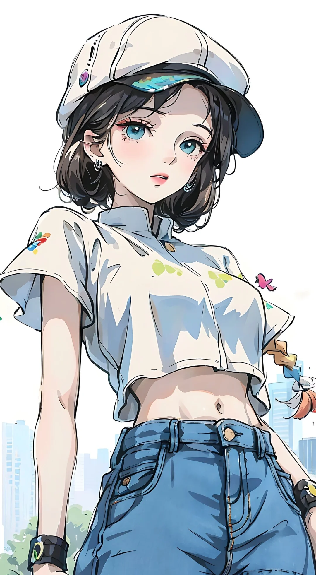 ai软件绘画美女分享
