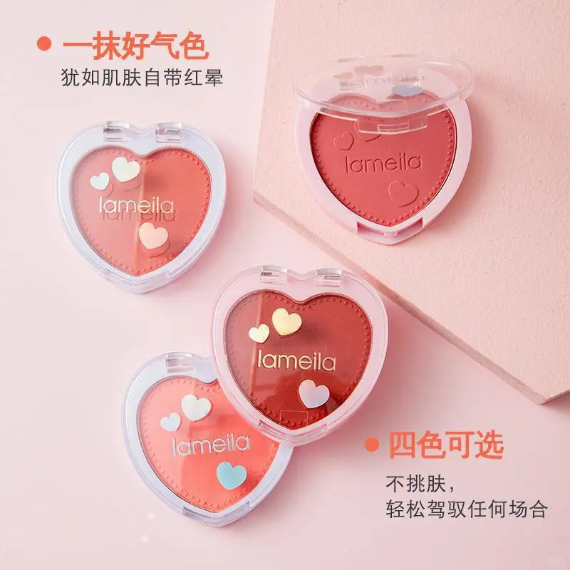 🍑爱心腮红，美颜秘籍💖